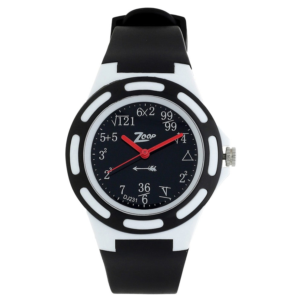 Zoop By Titan Quartz Analog Black Dial PU Strap Watch for Kids