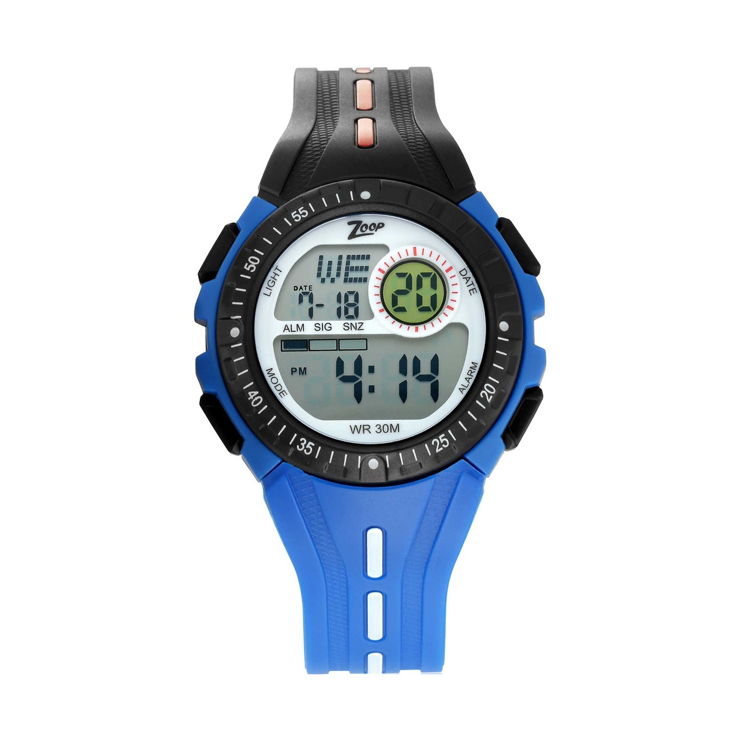 Zoop By Titan DigitalDigital Dial PU Strap Watch for Kids