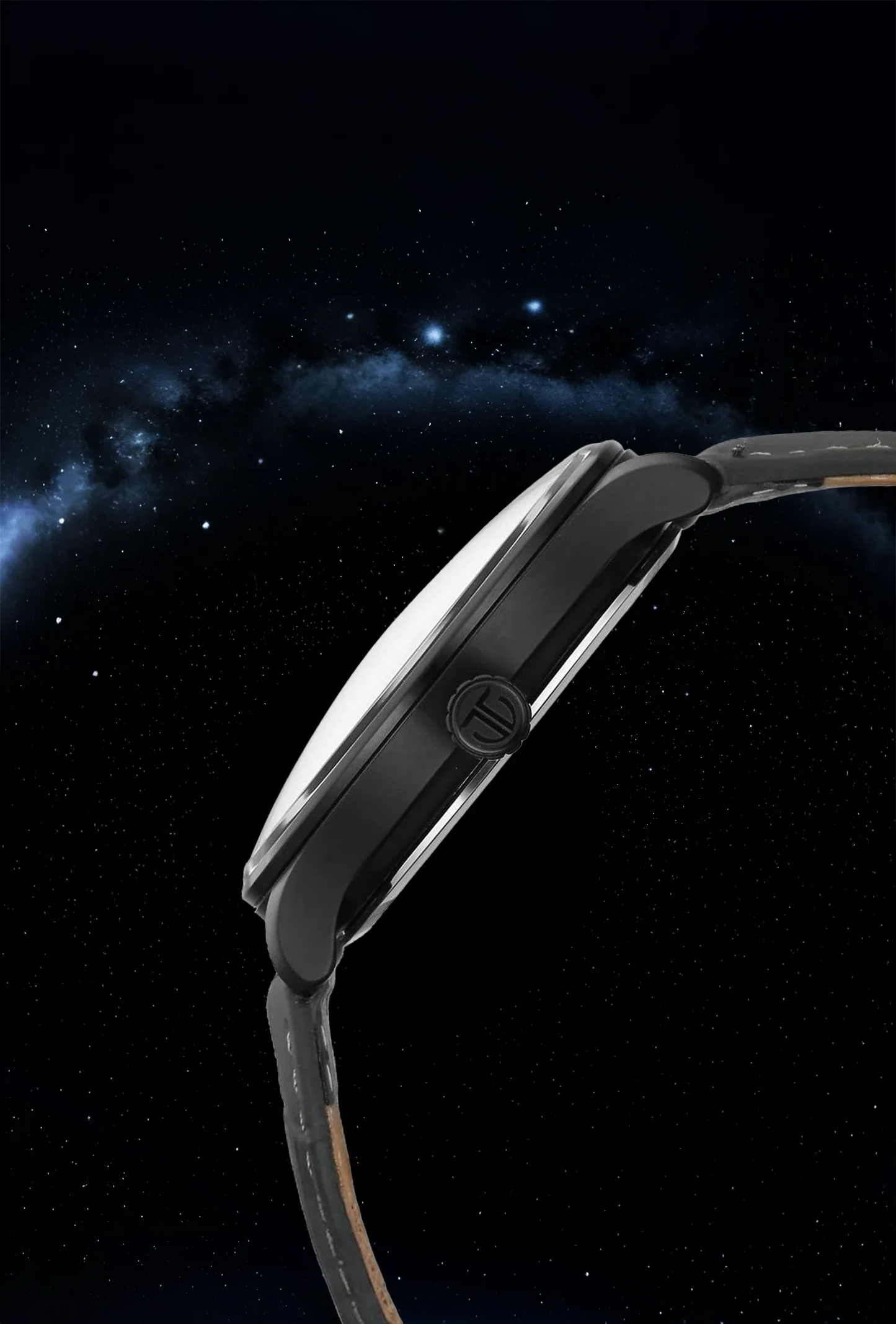 Titan Stellar Earth Disc Grey Dial Watch