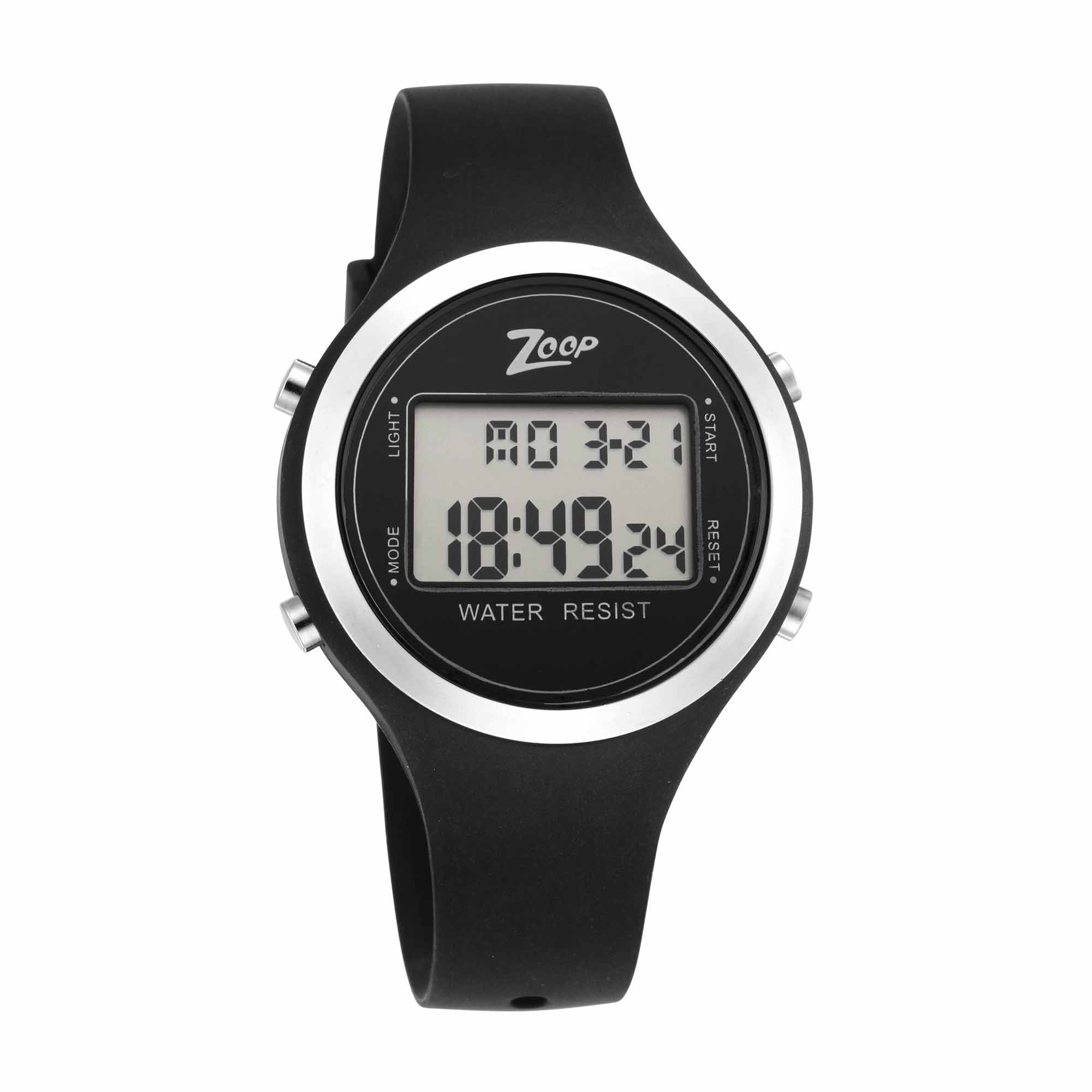 Zoop By Titan Digital Dial Unisex Watch With Silicone Strap for