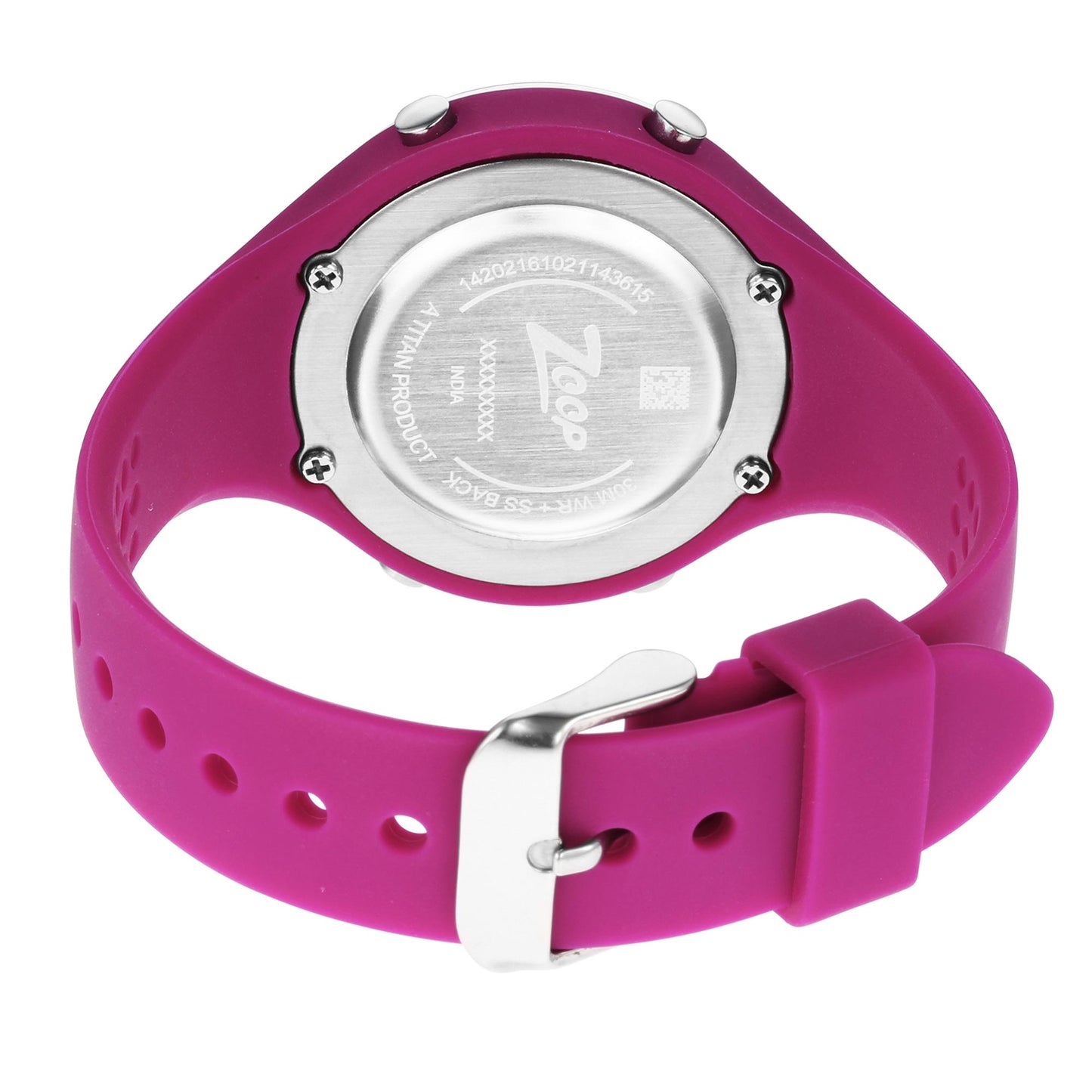 Zoop By Titan Digital Dial Unisex Watch With Silicone Strap for Kids