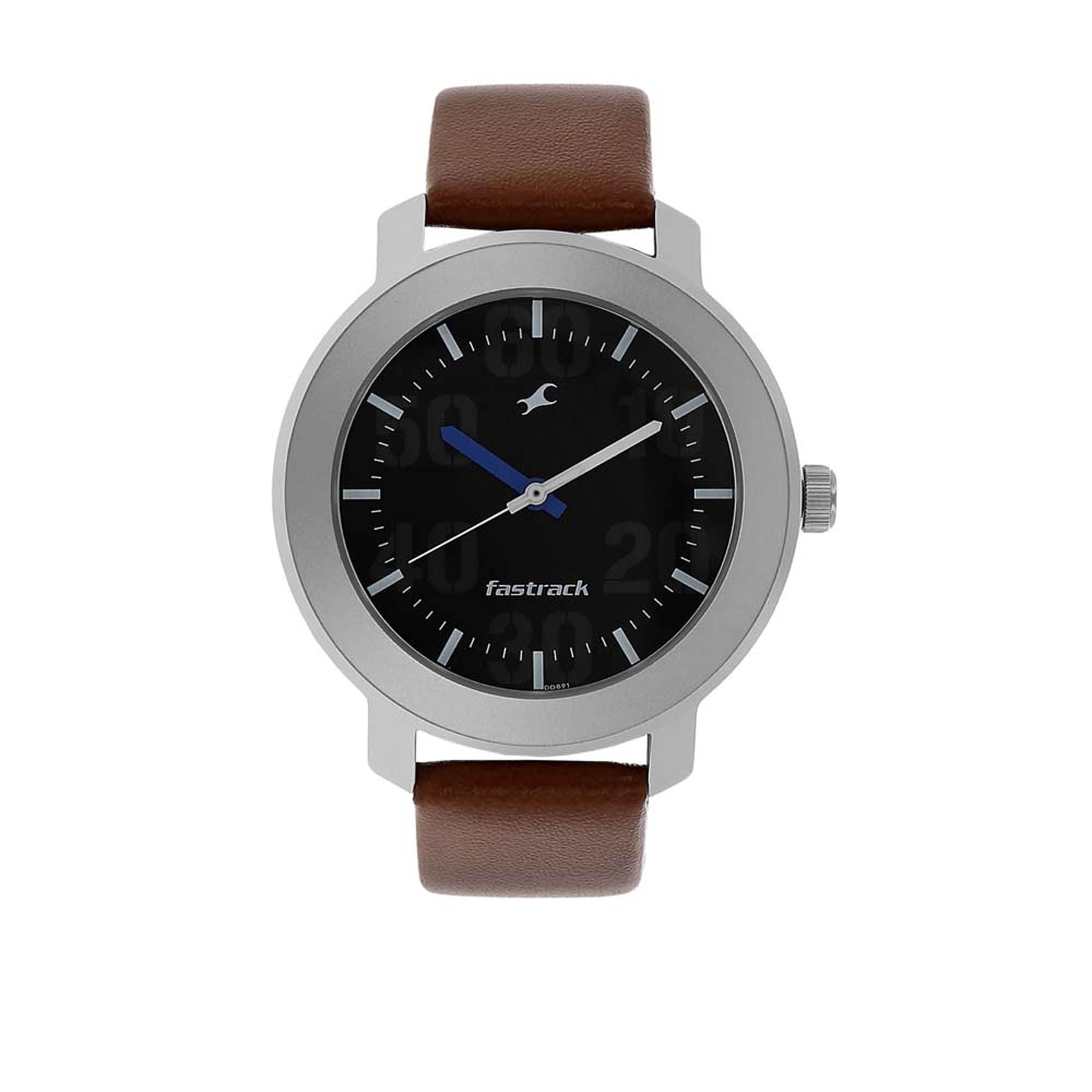 Fastrack Quartz Analog Black Dial Leather Strap Watch for Guys Nepal Trade Network Pvt. Ltd