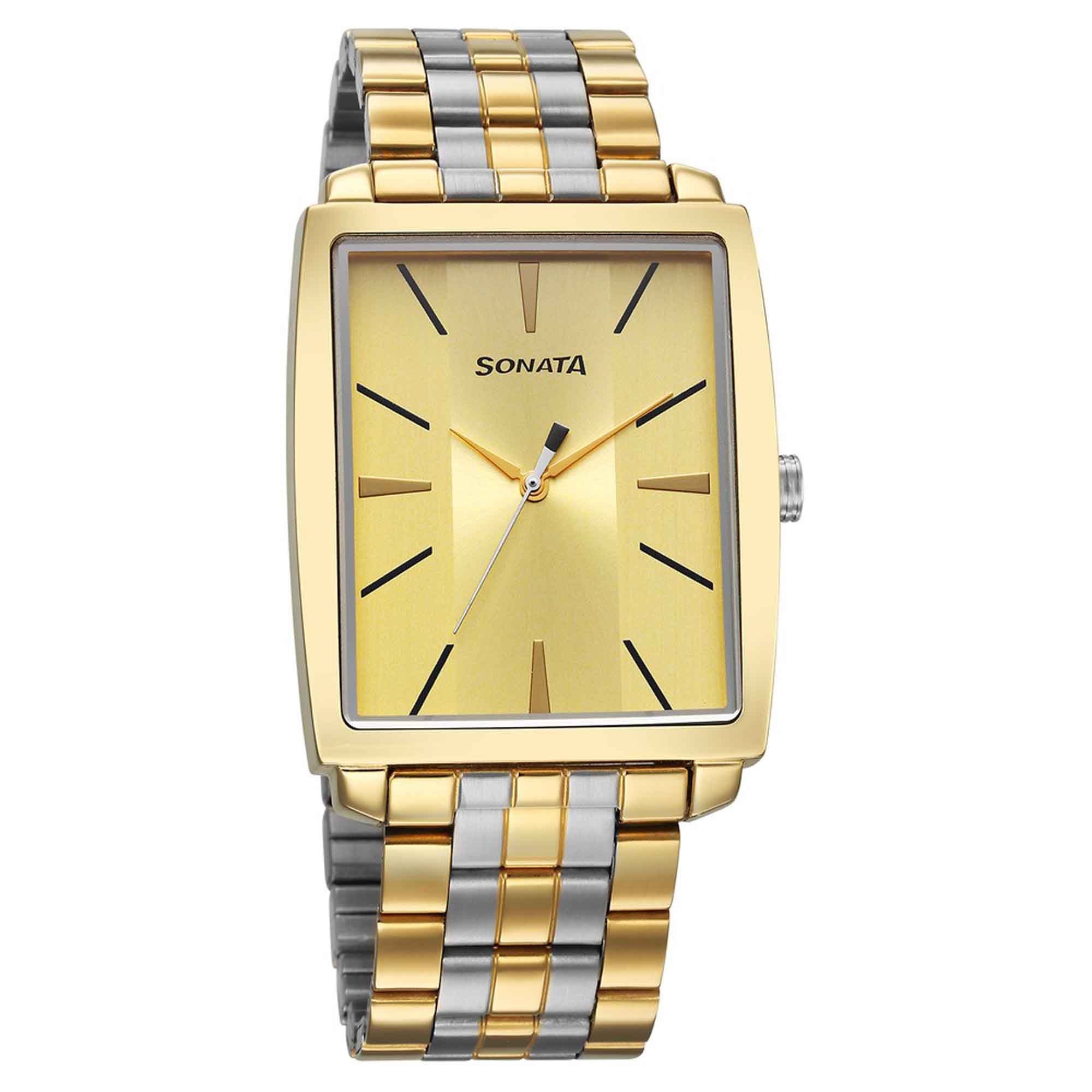 Wrist Watch Sonata Waterproof Watch Buy Online Sonata Volt Quartz