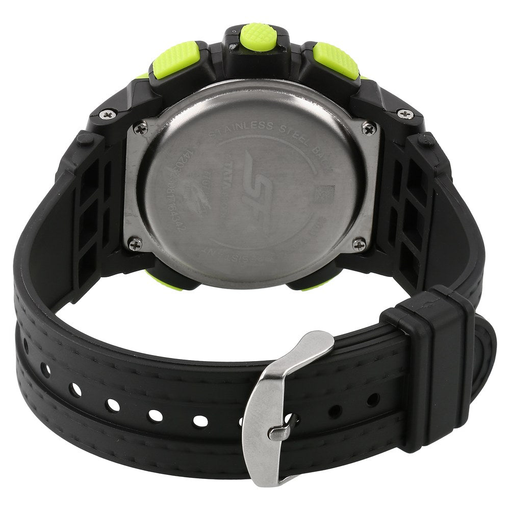 SF Super Fibre Digital Dial Plastic Strap Watch for Men