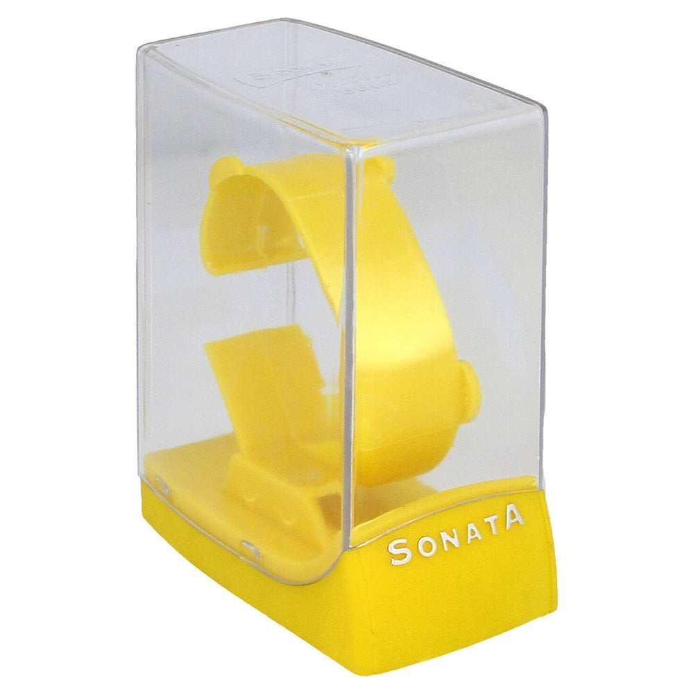 Sonata Quartz Analog White Dial Metal Strap Watch for Men
