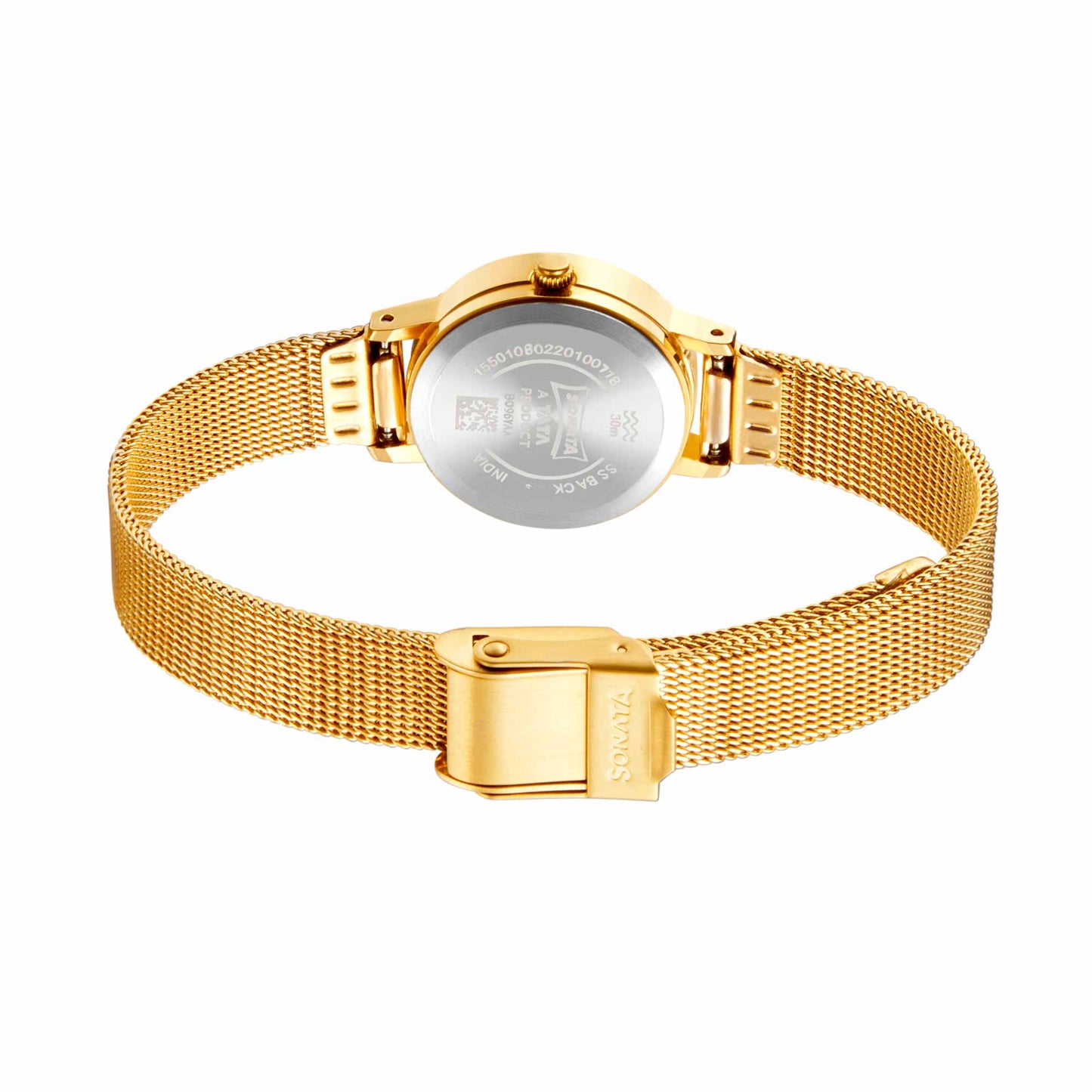 Essentials Champagne Dial Stainless Steel Strap