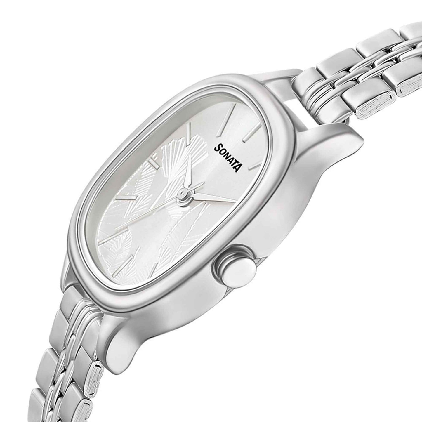 Linnea Silver Dial Silver Stainless Steel Strap Watch