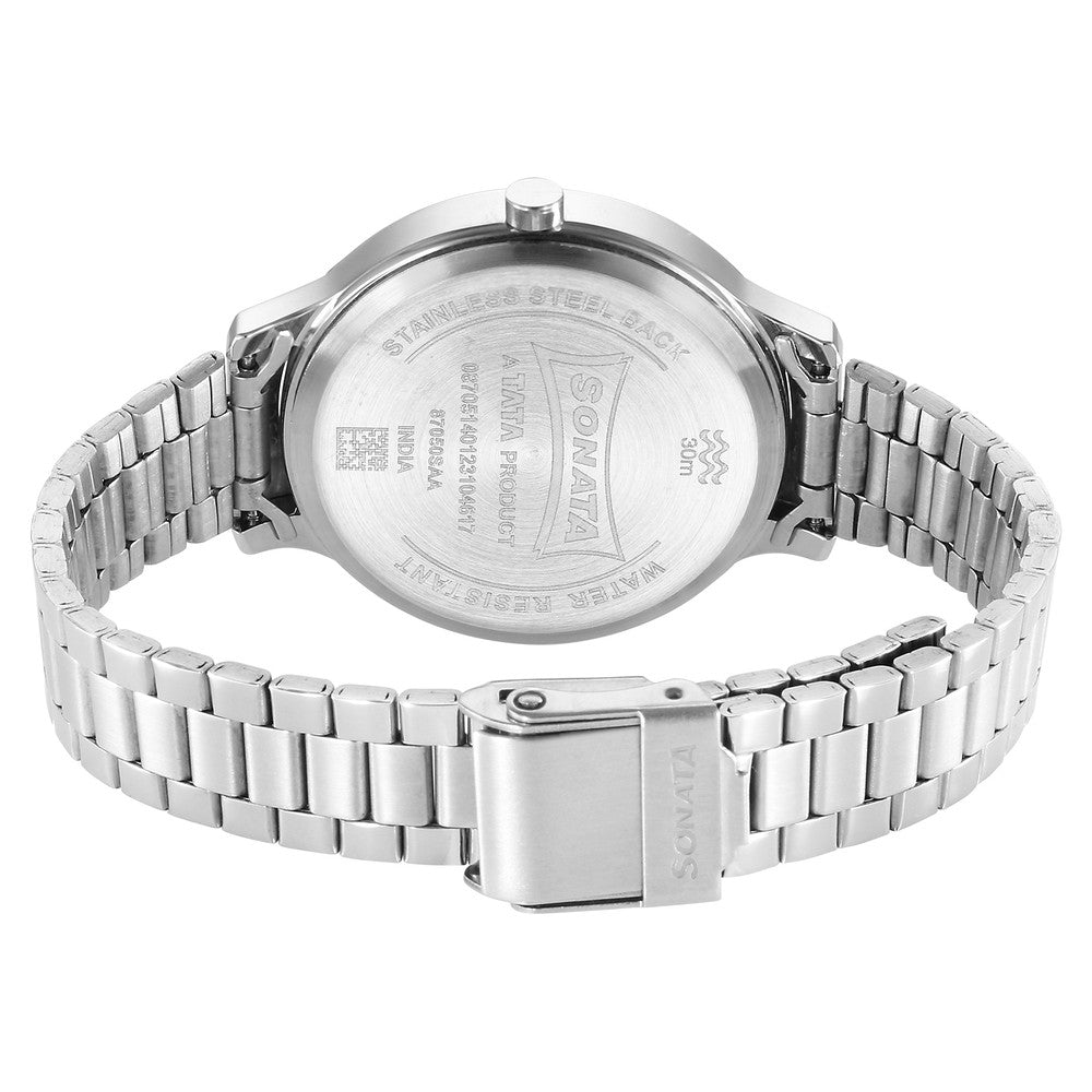 Sonata Blush Quartz Analog Pink dial Plastic Strap Watch for Women