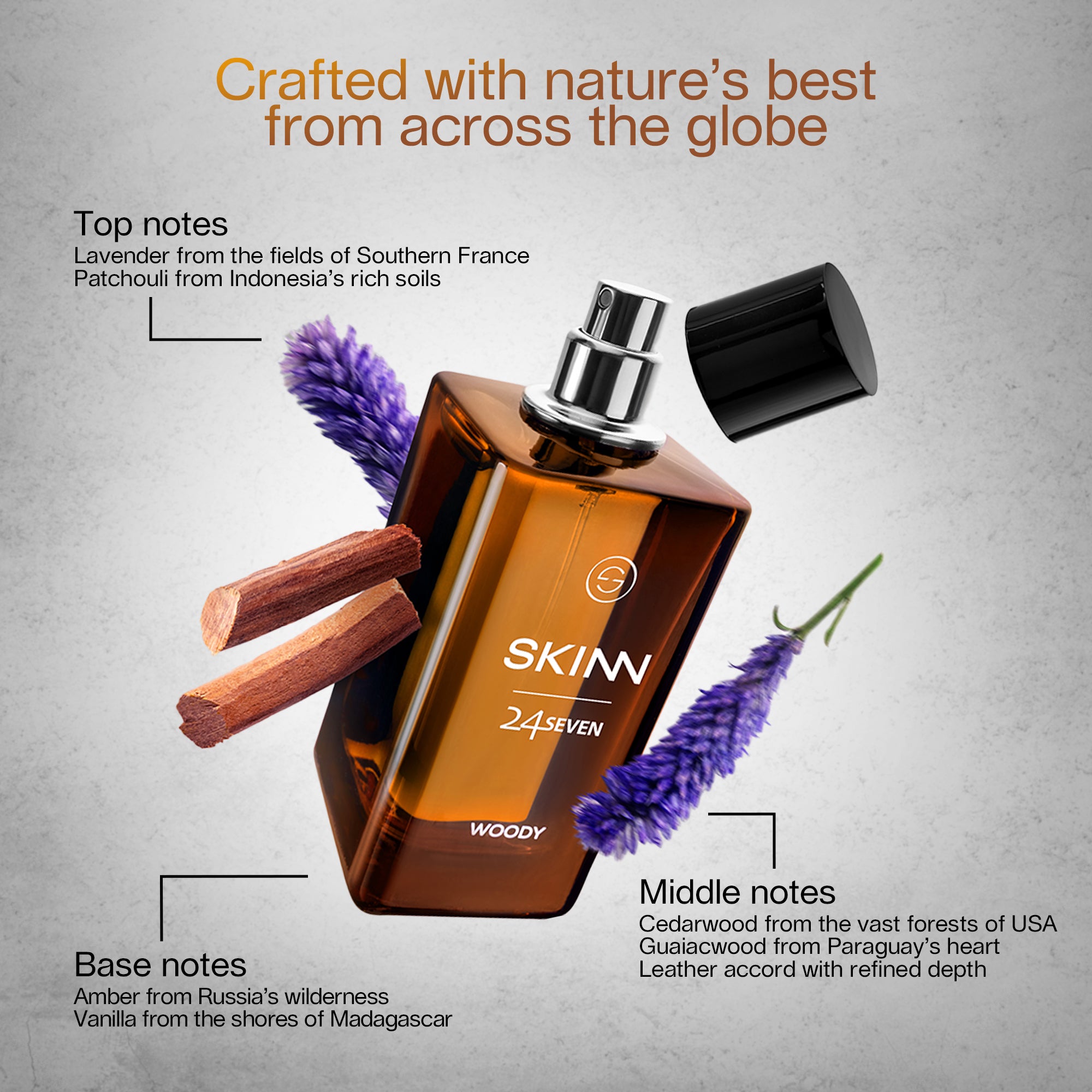 Skinn 24Seven Woody 100 ml Eau De Parfum