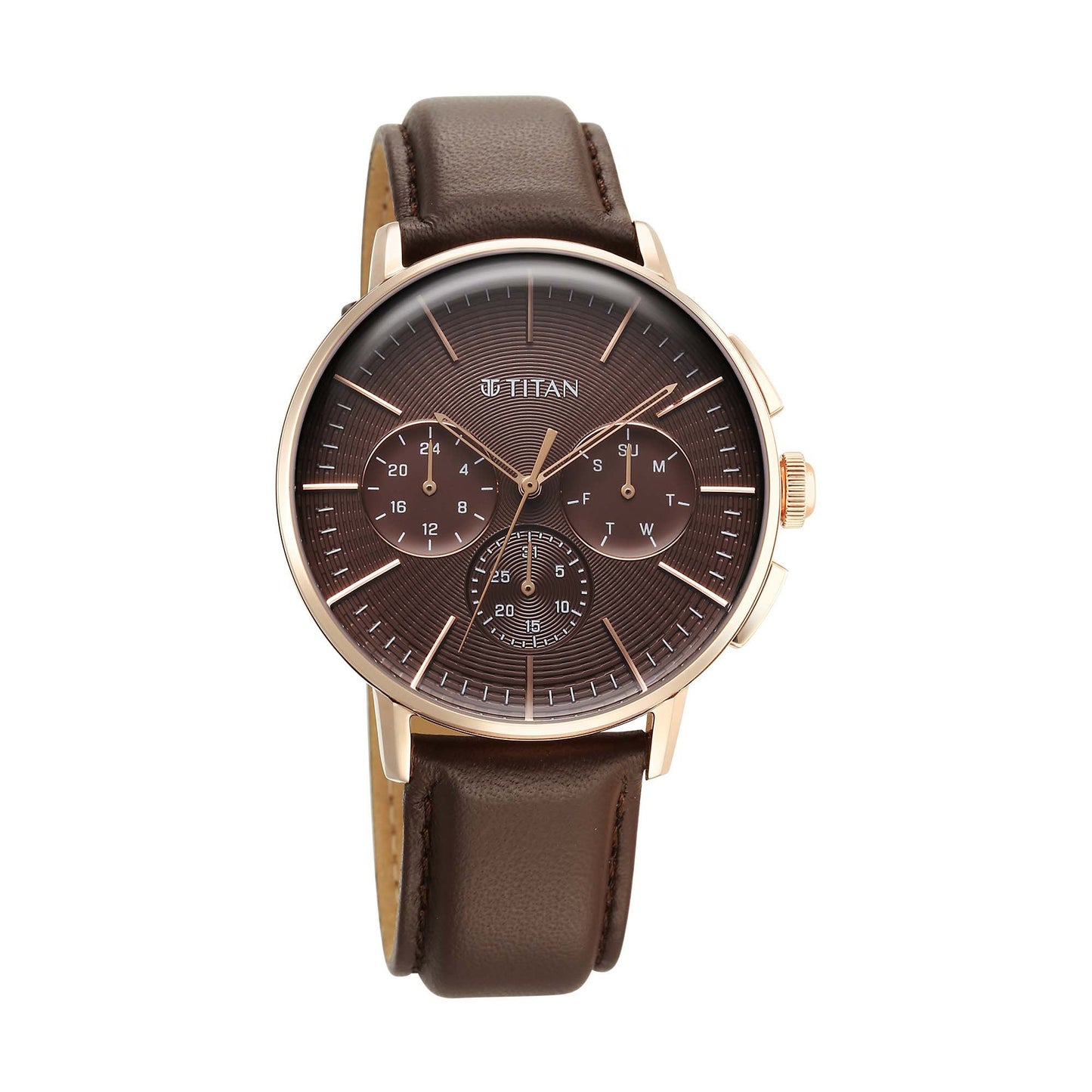 men's leather strap watches