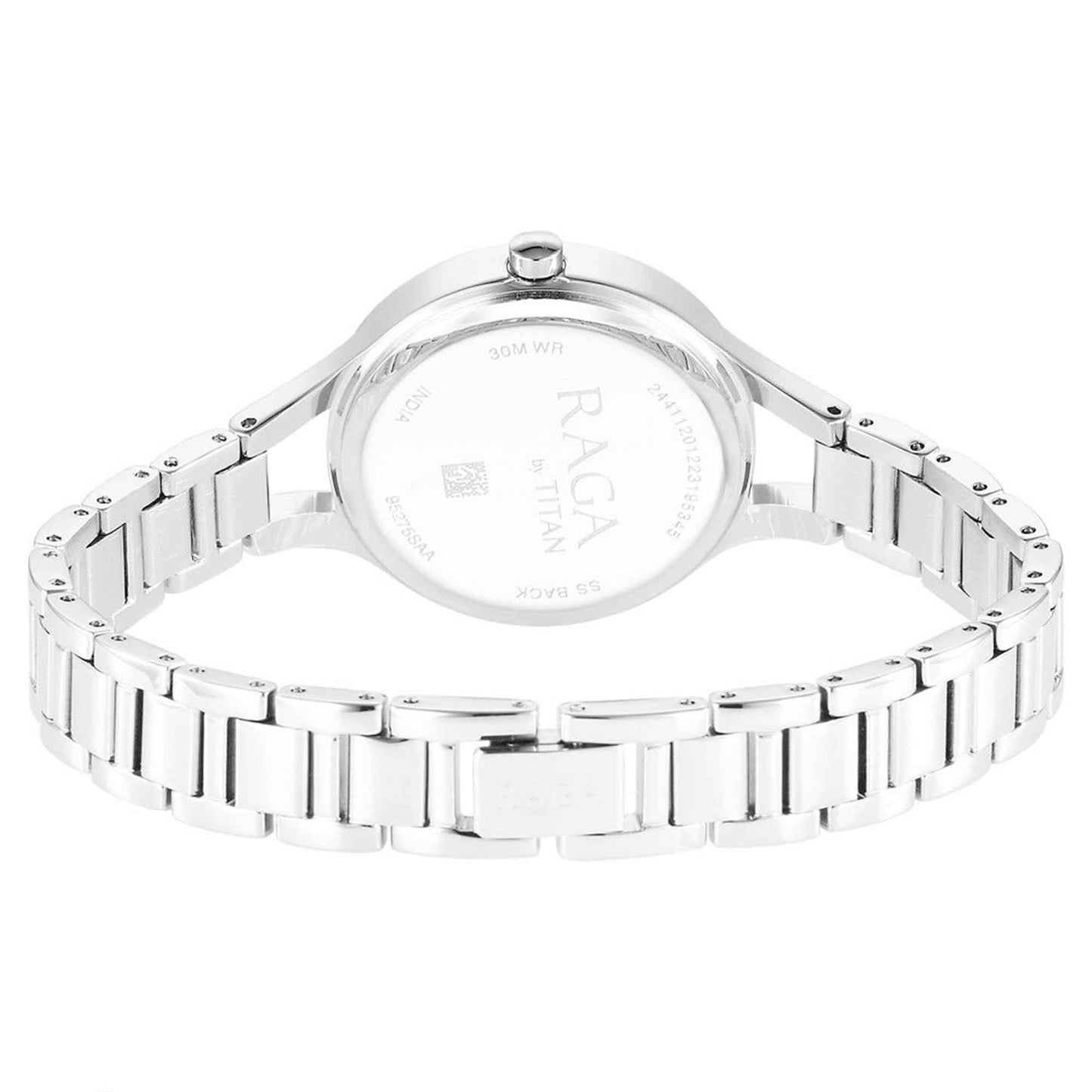 Titan Raga Showstopper Quartz Alog Mother Of Pearl Dial Metal Strap Watch for Women