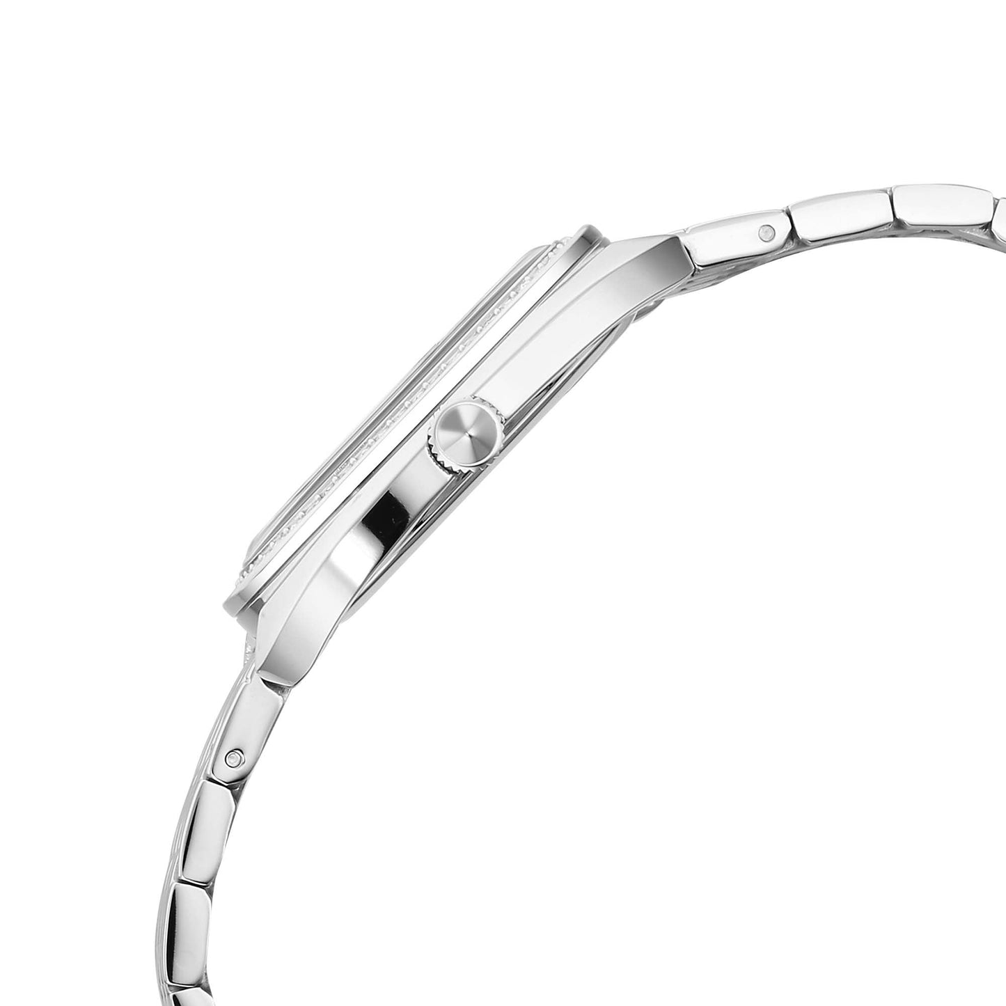 silver wrist watch for women