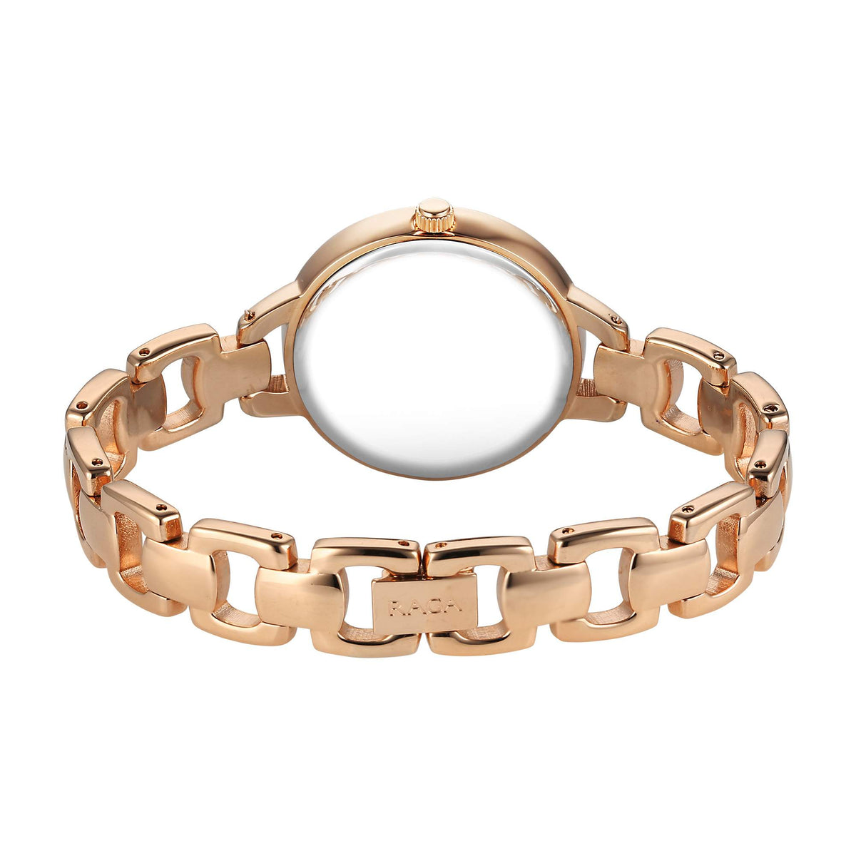 Titan Raga Showstopper Quartz Analog Rose Gold Dial Metal Strap Watch For Women