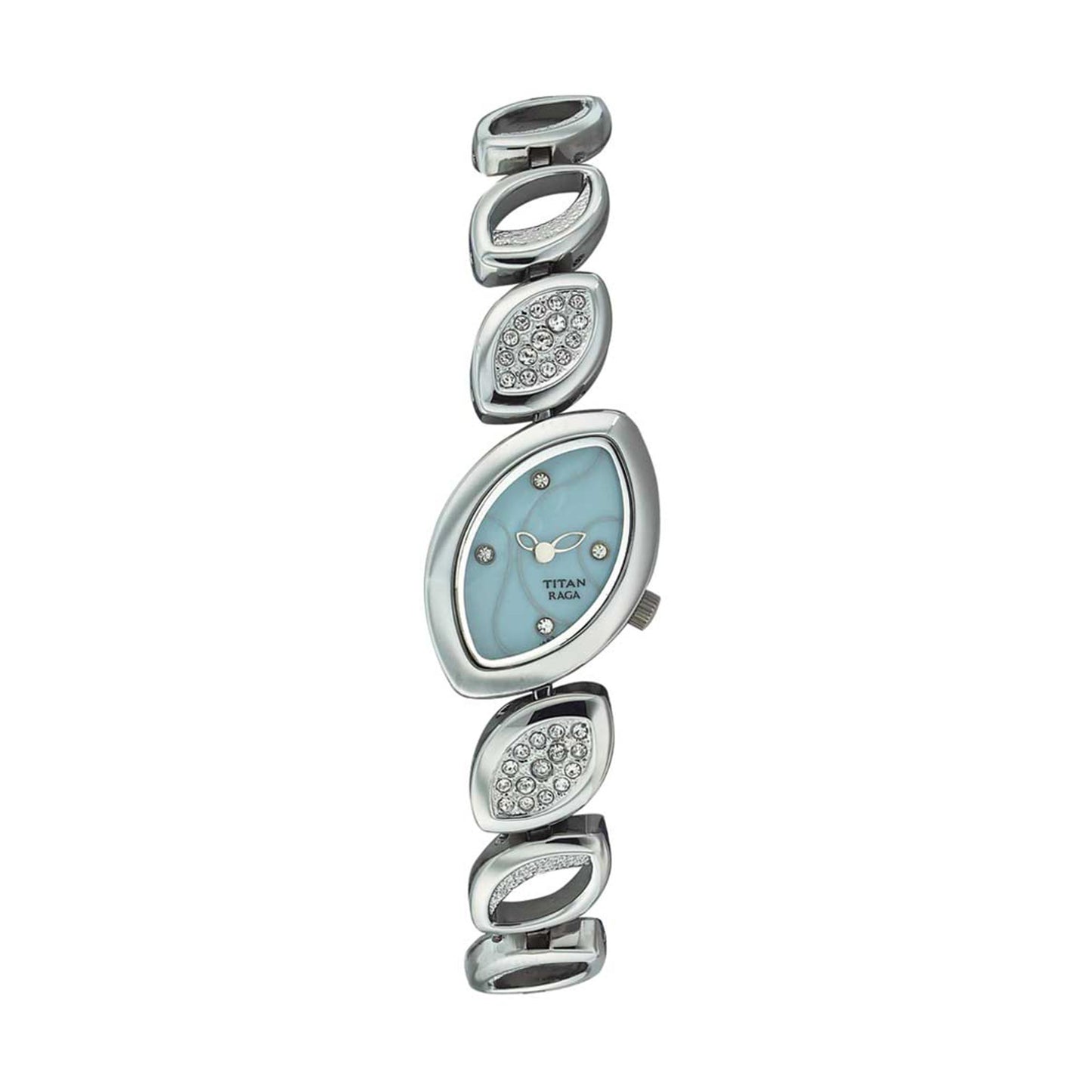 Titan Raga Strap Material Stainless Steel Dial Colour Blue 9703SM01