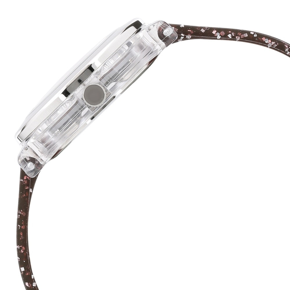 Fastrack Trendies Quartz Analog Brown Dial Plastic Strap Watch for Girls