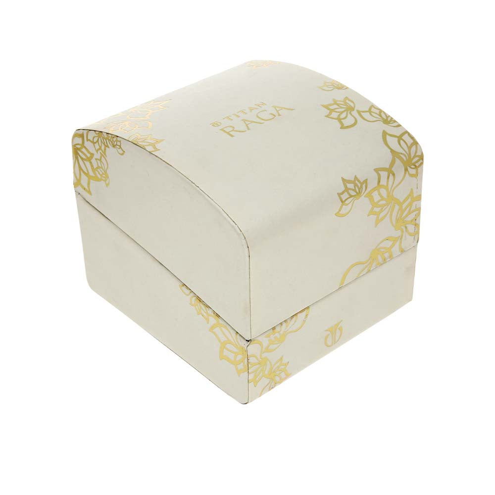 Titan Raga Mother of Pearl Dial Women Watch With Metal Strap