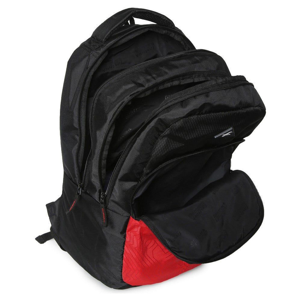 Red Polyester Backpack