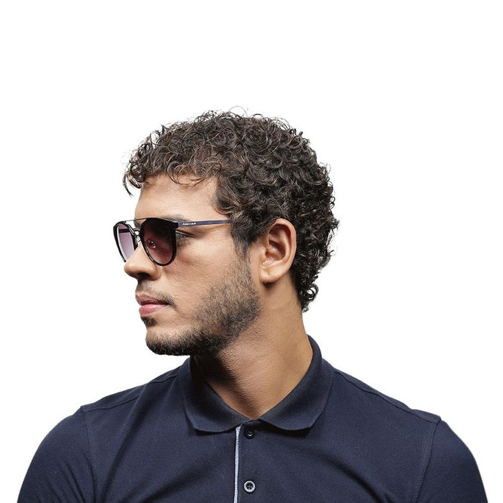 Black Round Men Sunglasses
