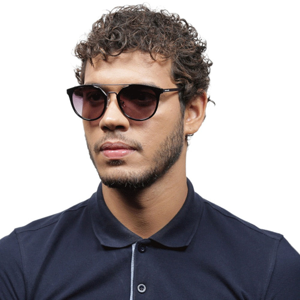 Black Round Men Sunglasses