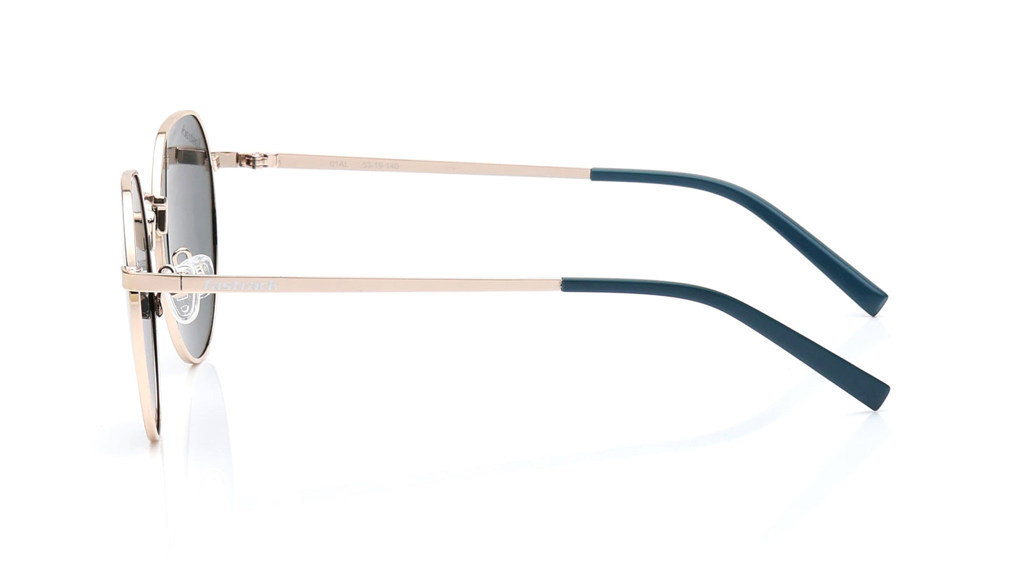 Fastrack Green Round Sunglasses for Unisex