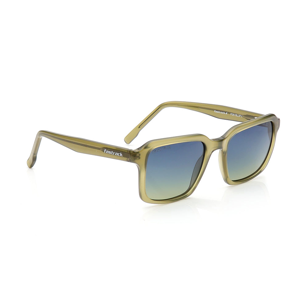 Fastrack Blue Geometric Sunglasses for Men