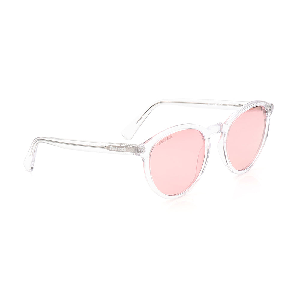 Fastrack Pink Round Sunglasses for Unisex