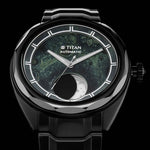 Titan Stellar 2.0 Strap Material Stainless steel Dial Colour Green 10011NM03