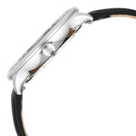 Titan Timeless Treasures Quartz Analog with Date White Dial With Black Color Leather Strap Watch For Men