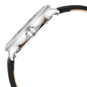 Titan Timeless Treasures Quartz Analog with Date White Dial With Black Color Leather Strap Watch For Men