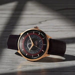 Titan Caleum Sun Moon Phase in Scarlet Red - Stellar Edition
