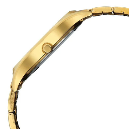 Titan Green Dial Gold Metal Strap Analog with Day Date Watch for Men