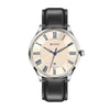 Titan Workwear Beige Dial Black Stainless Steel Strap Analog Watch for Men