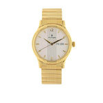 Titan Silver Dial Analog with Day and Date Stainless Steel Strap watch for Men