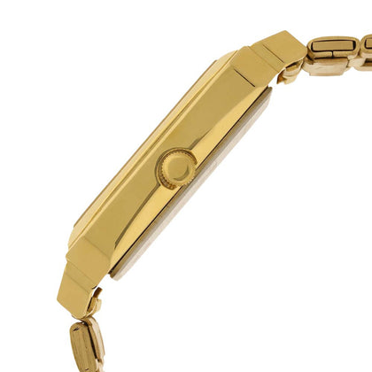 Titan Quartz Analog with Day and Date Champagne Dial Stainless Steel Strap Watch for Men