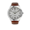 Titan Quartz Analog White Dial Leather Strap Watch for Men