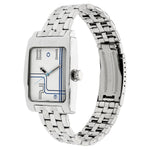 Titan Quartz Analog White Dial Stainless Steel Strap Watch for Men