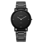 Titan Quartz Analog Black Dial Stainless Steel Strap Watch for Men
