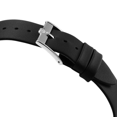 Titan Edge Quartz Analog White Dial Blue Leather Strap Watch For Men