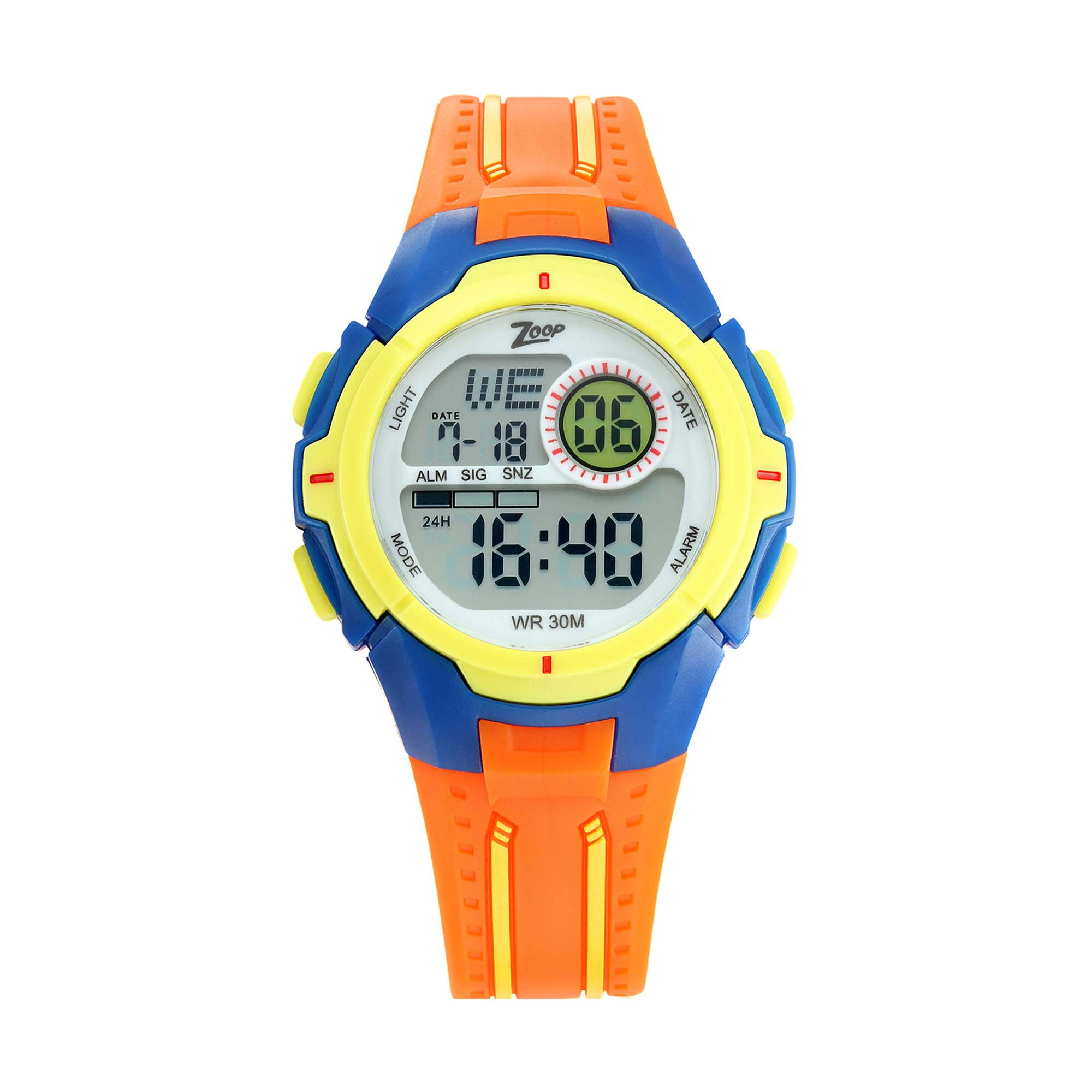 Zoop By Titan DigitalDigital Dial PU Strap Watch for Kids