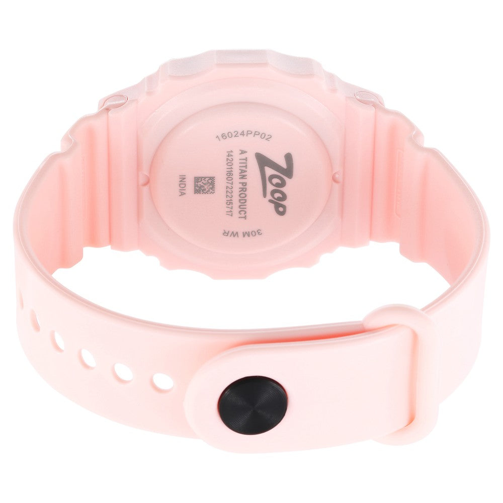 Zoop By Titan Digital Black Dial Plastic Strap Watch for Kids