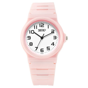 Zoop Back To School Quartz Analog White Dial Polyurethane Strap Unisex Watch