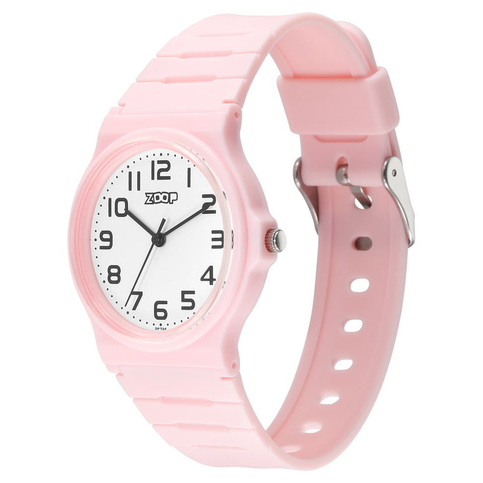 Zoop Back To School Quartz Analog White Dial Polyurethane Strap Unisex Watch