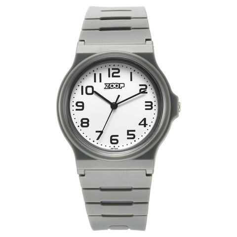 Zoop Back To School Quartz Analog White Dial Polyurethane Strap Unisex Watch