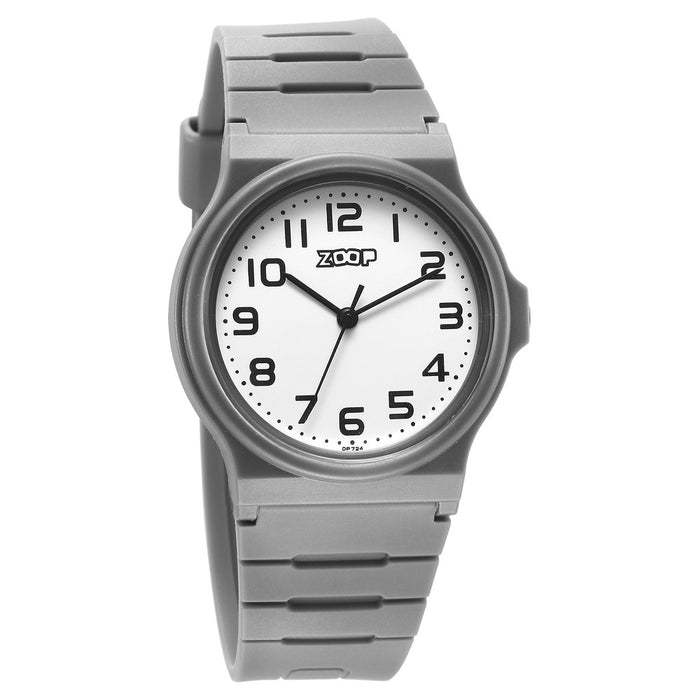 Zoop Back To School Quartz Analog White Dial Polyurethane Strap Unisex Watch