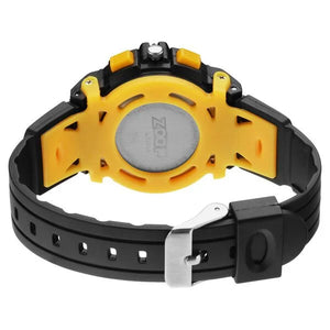 Zoop Quartz Analog Digital Black Dial Black Plastic Strap Watch for Kids