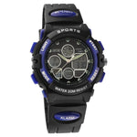 Zoop Quartz Analog Digital Black Dial Black Plastic Strap Watch for Kids