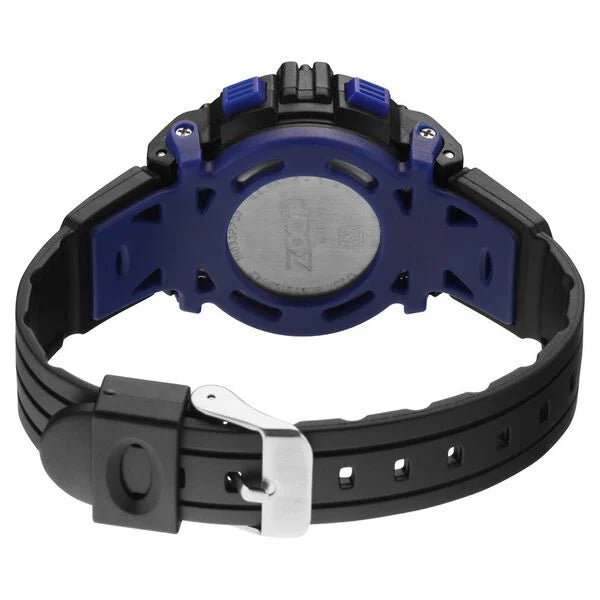 Zoop Quartz Analog Digital Black Dial Black Plastic Strap Watch for Kids