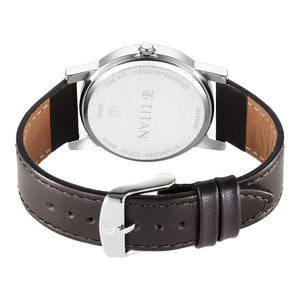 Titan Karishma Zing Strap Material Leather Dial Colour Brown 1644SL01