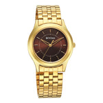 Titan Karishma Zing Quartz Analog Brown Dial Stainless Steel Strap Watch for Men