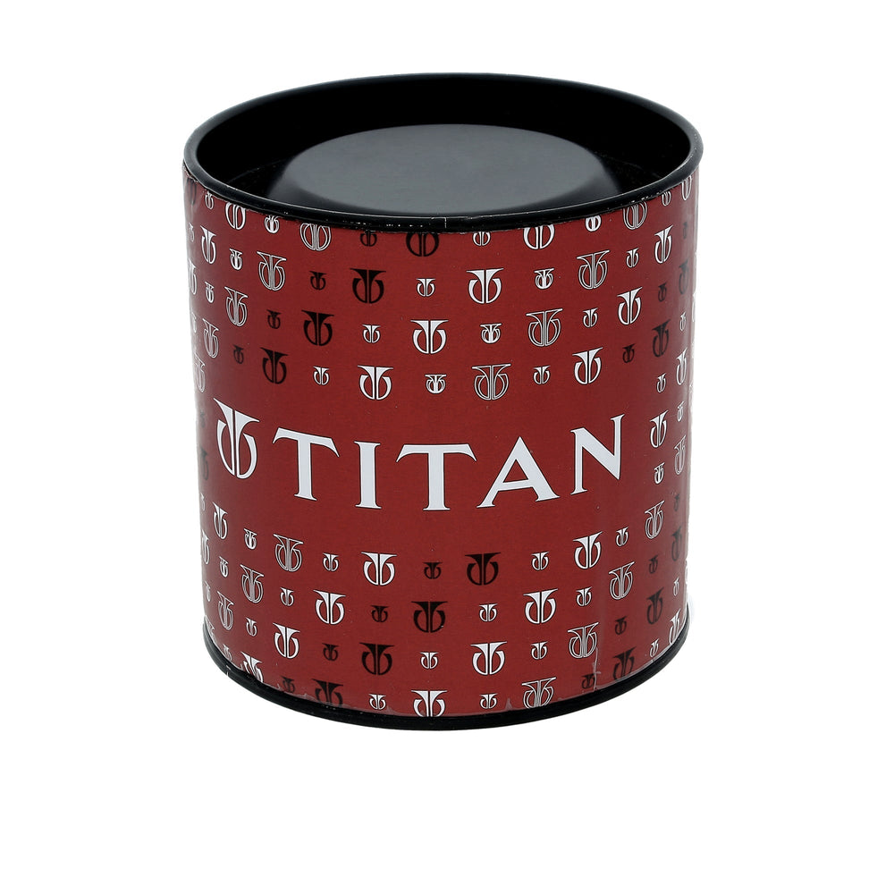 Titan Quartz Analog with Date Silver Dial Stainless Steel Strap Watch for Men